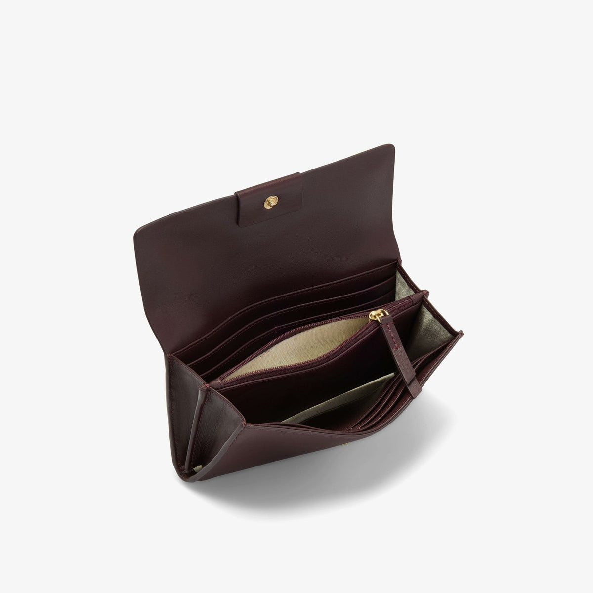Clarks Sale / Dress Purse Burgundy Leather