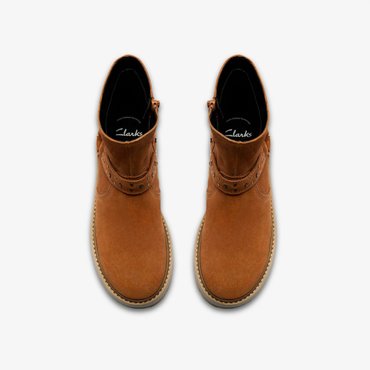 Clarks Deals / Prague Shine Kid Tan Suede