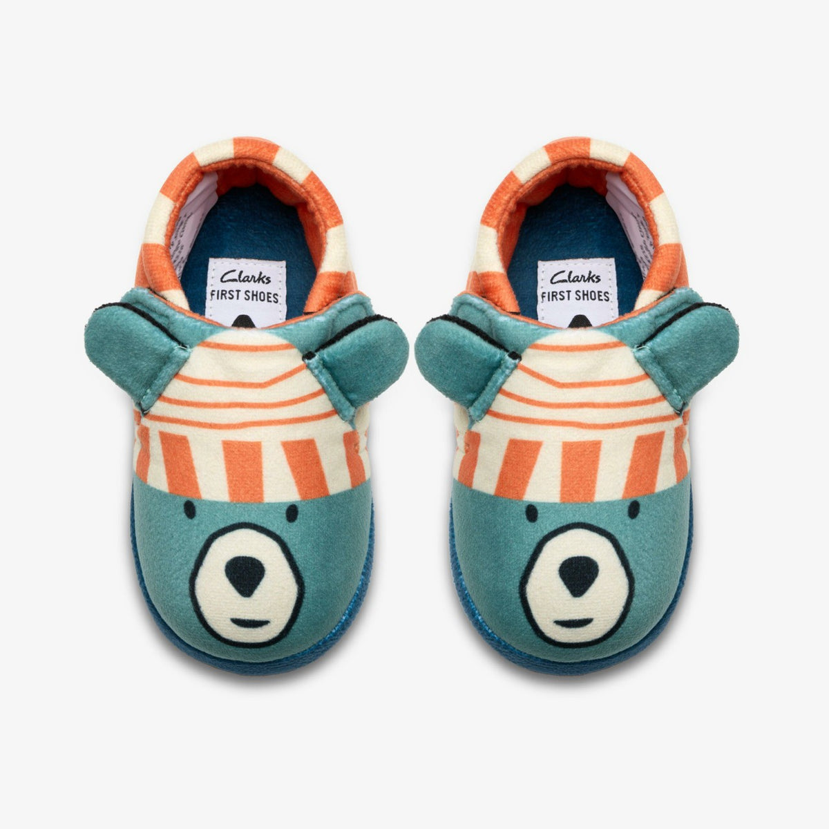 Clarks Trusted / Fluffy Snug Toddler Orange Combination