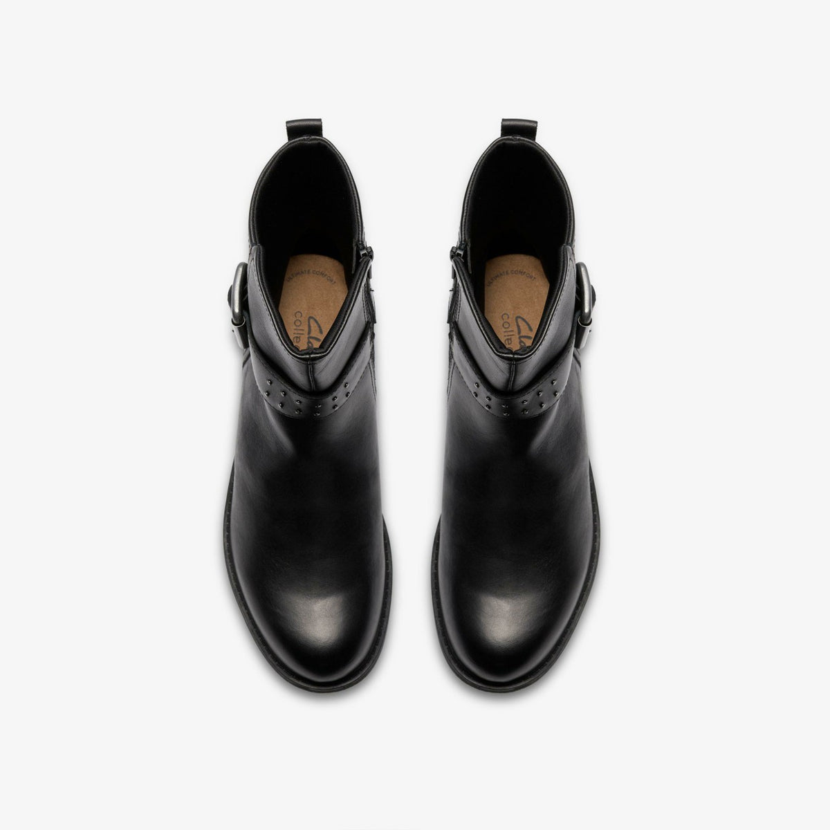 Clarks Special Offer / Hearth Buckle Black Leather