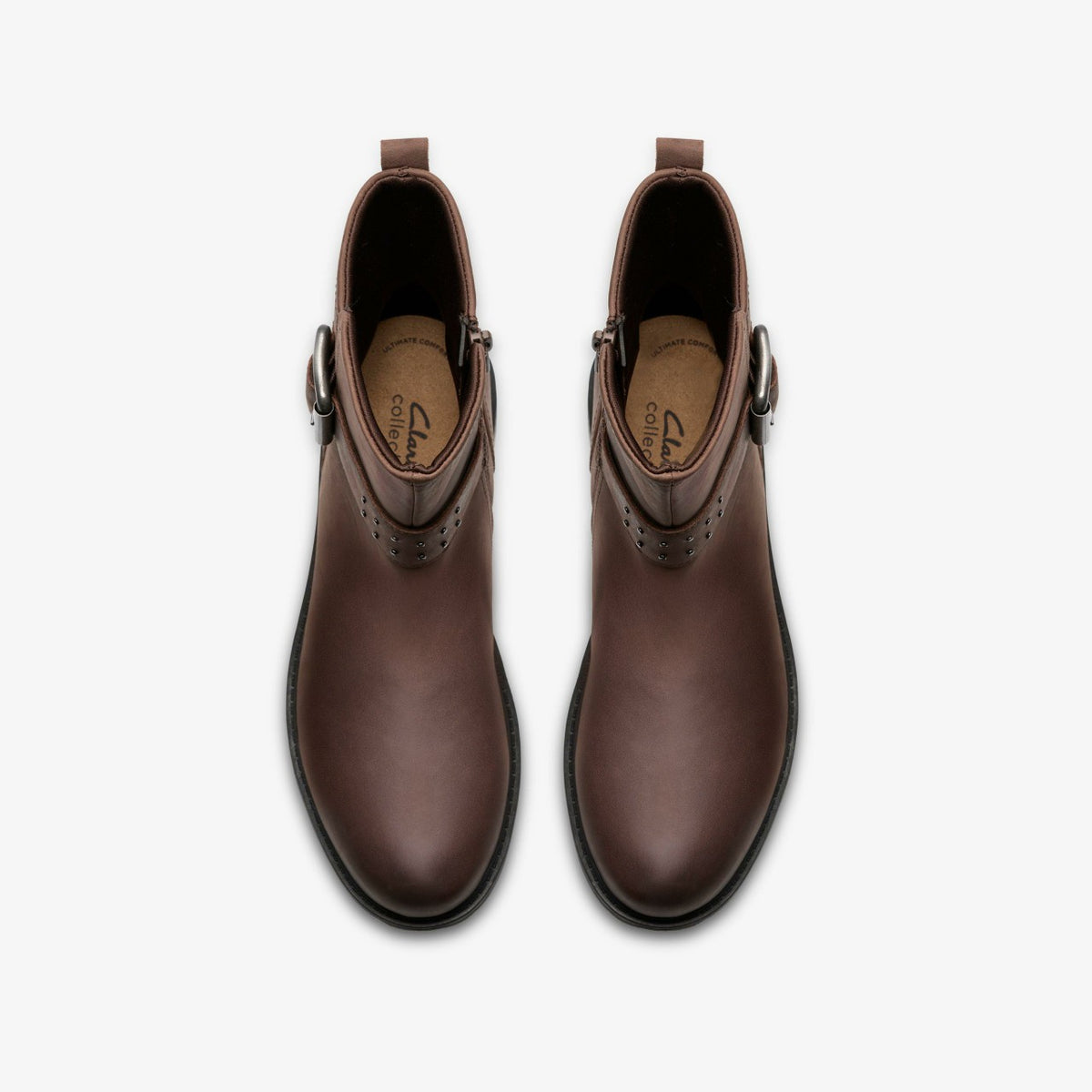 Clarks Best Price / Hearth Buckle Dark Brown