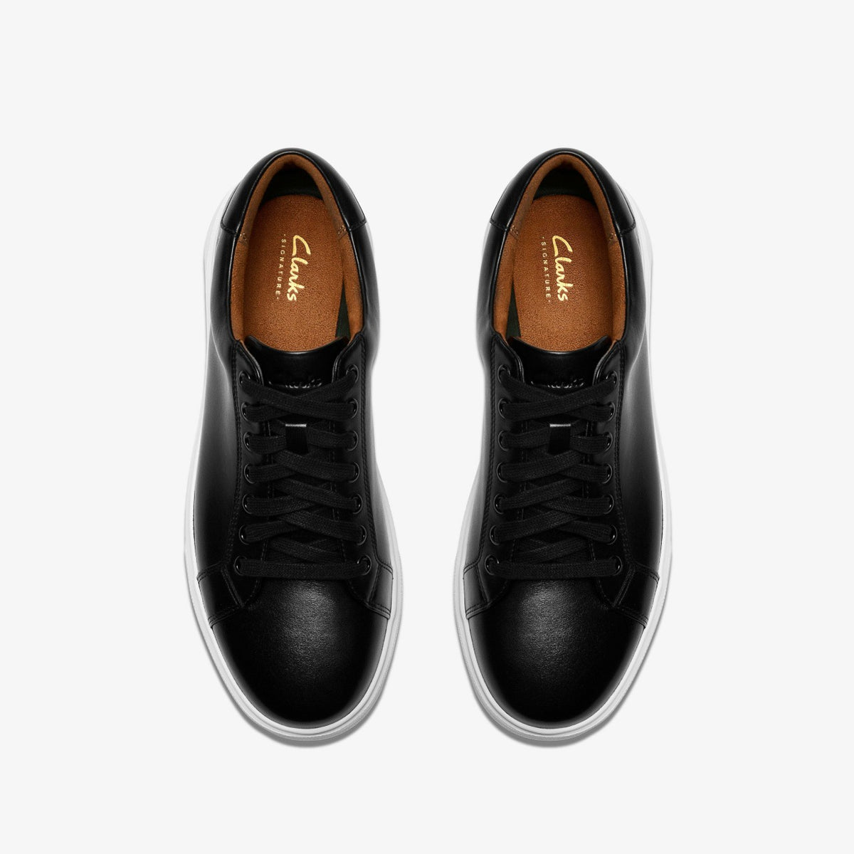 Clarks Smart Buy / Goswell Tie Black Leather