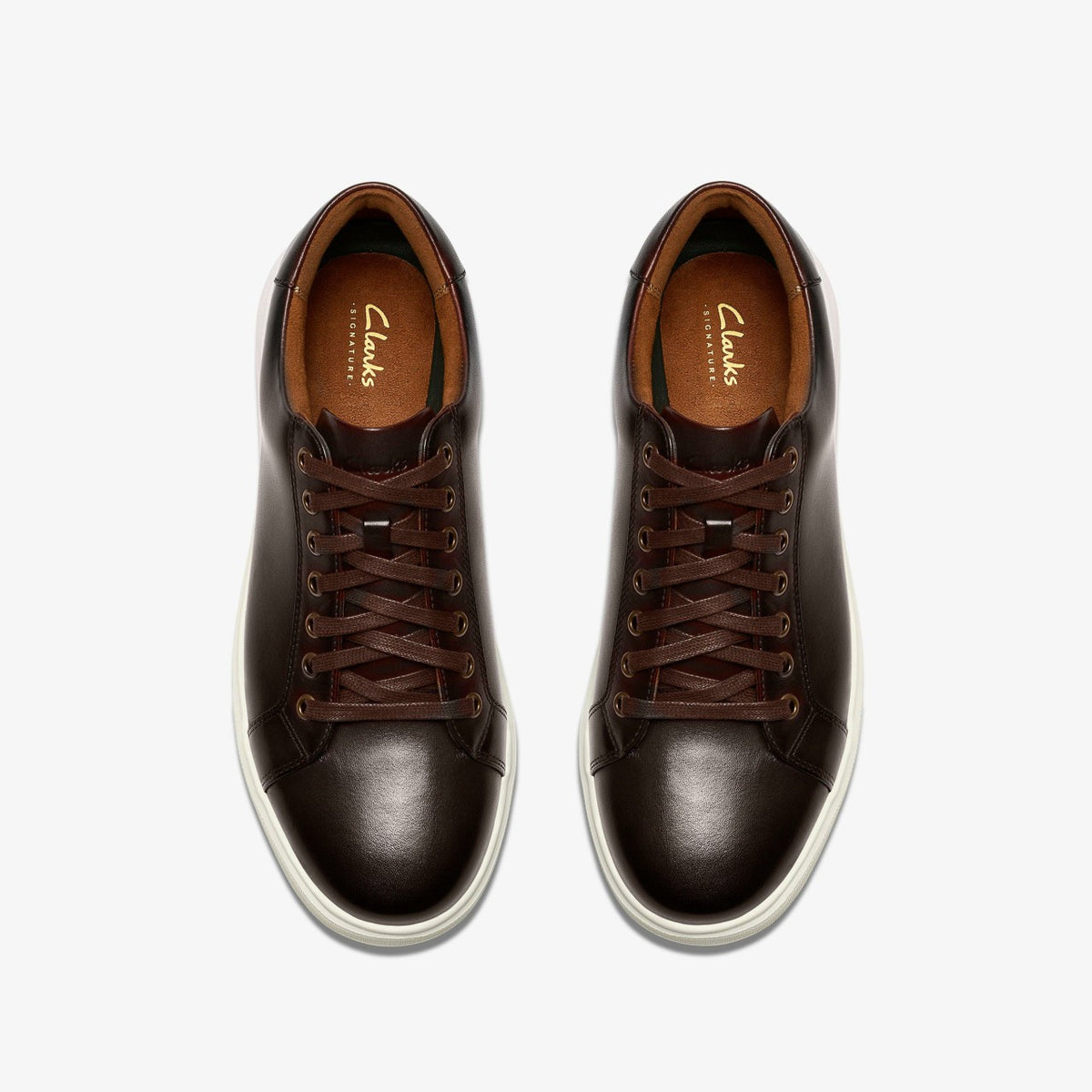 Clarks Deals / Goswell Tie Brown Leather
