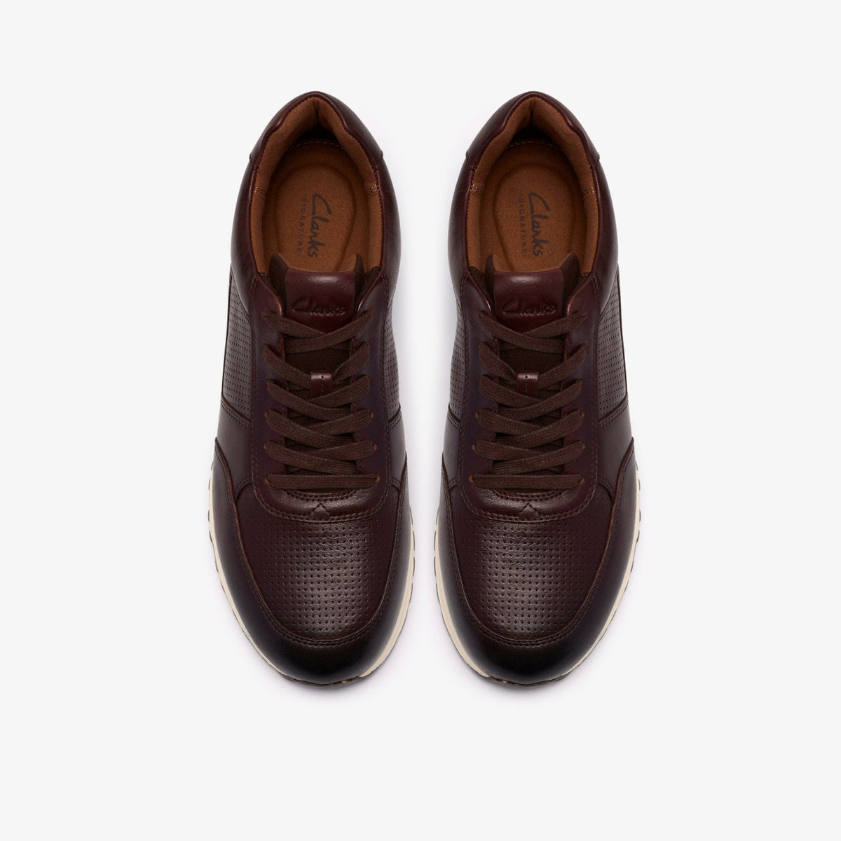 Clarks Great Value / Radwell Tie Brown Leather