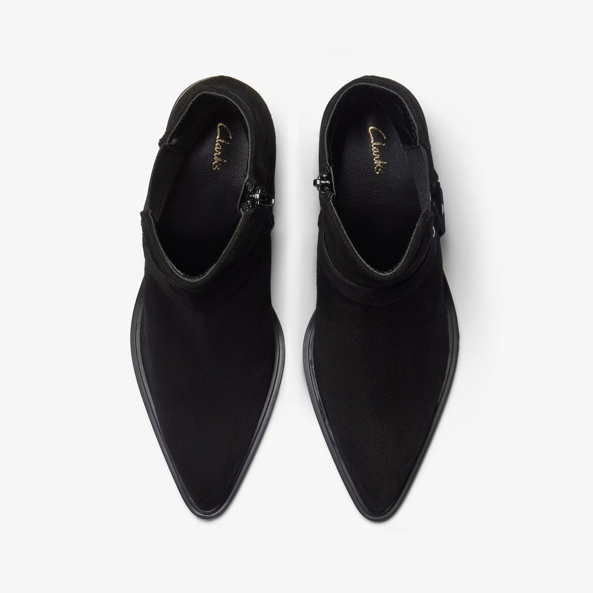 Clarks Trending / Jesse Buckle Black Suede