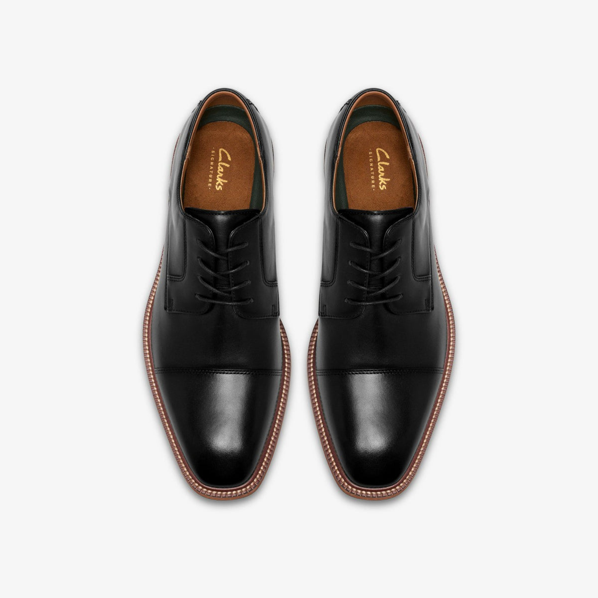Clarks Sale / Craft Emile Black Leather
