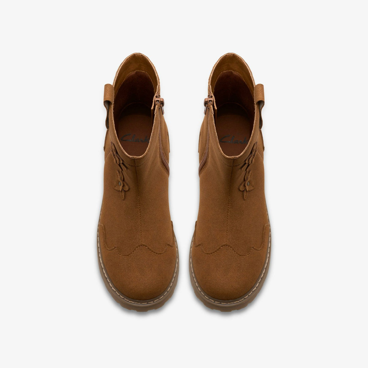 Clarks Top Pick / Adelaide Mid Kid Tan
