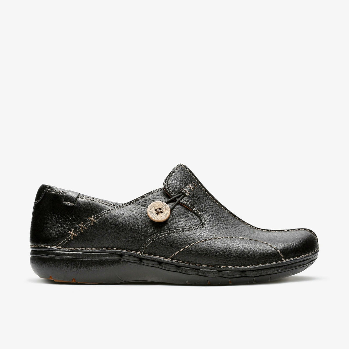 Clarks Deals / Un Loop Black Leather