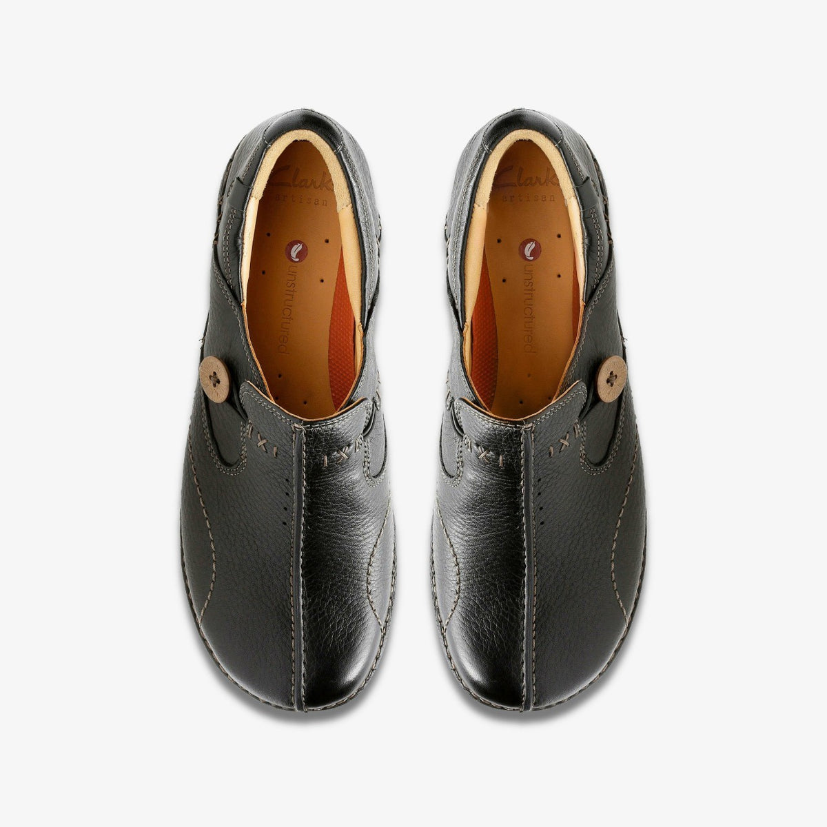 Clarks Deals / Un Loop Black Leather