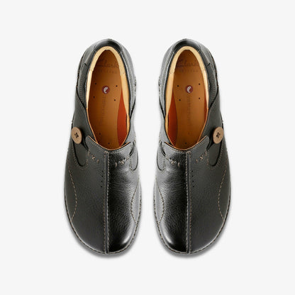 Clarks Deals / Un Loop Black Leather