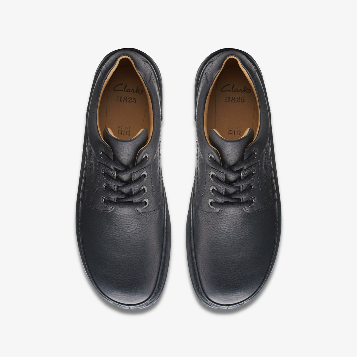 Clarks Recommended / Nature Three Black Leather