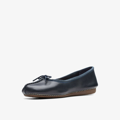 Clarks Signature / Freckle Ice Navy Leather