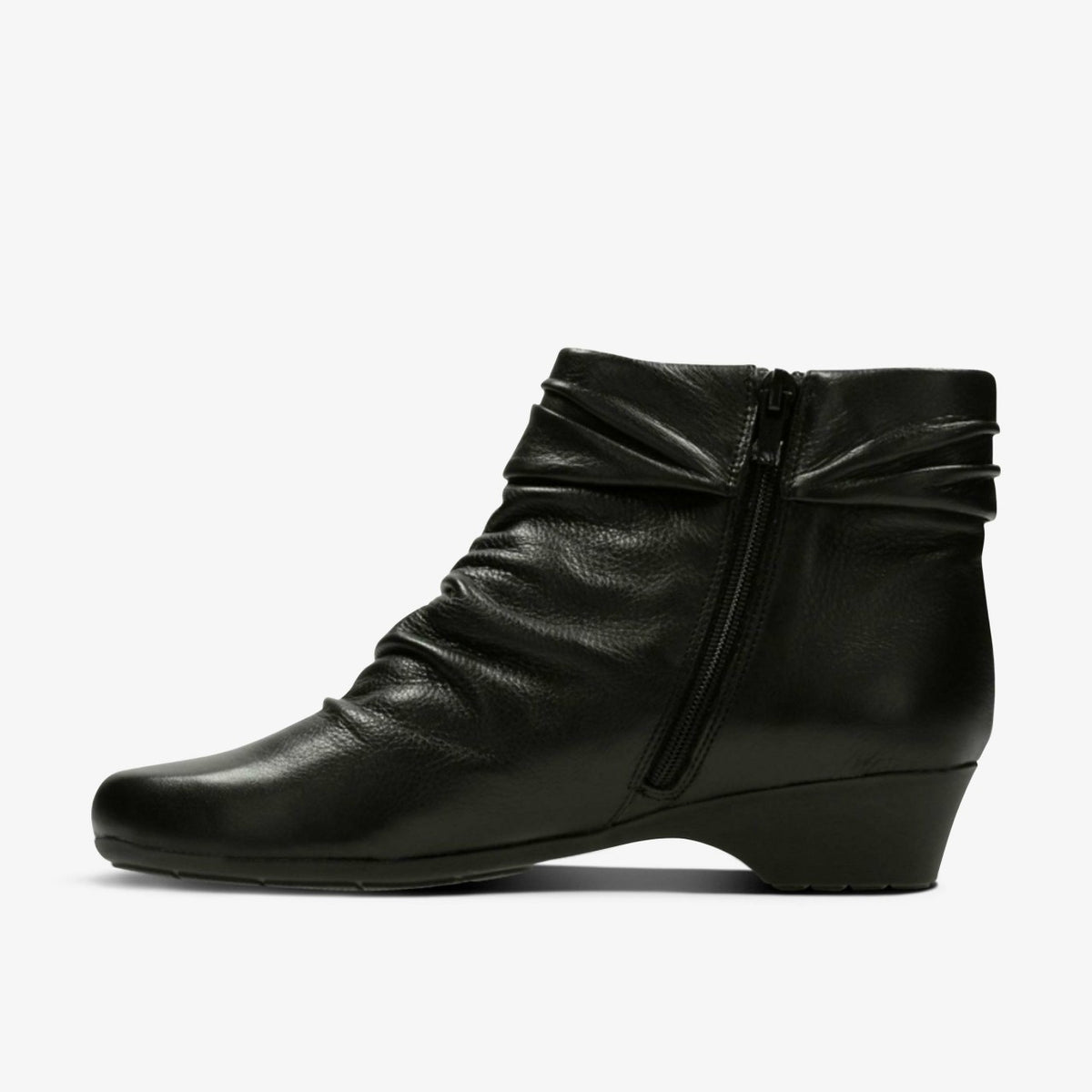 Clarks Best Seller / Matron Ella Ankle Boot Black Leather