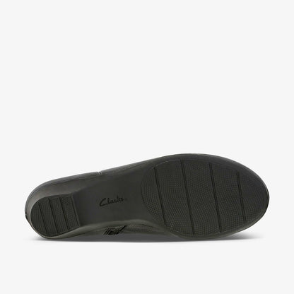 Clarks Best Seller / Matron Ella Ankle Boot Black Leather