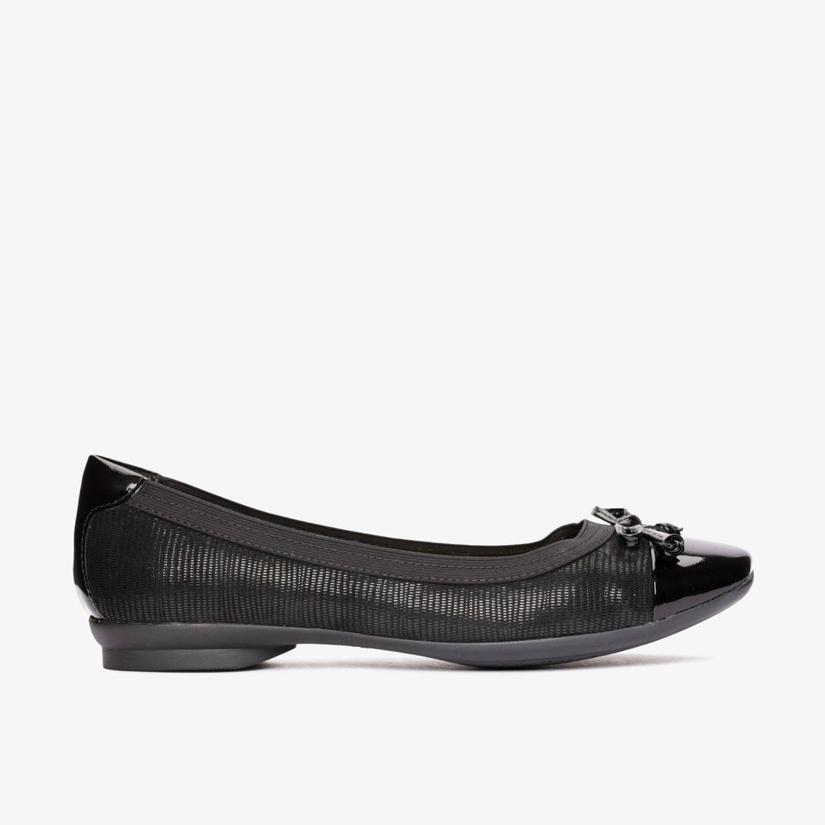 Clarks Featured / Candra Glow Black Suede