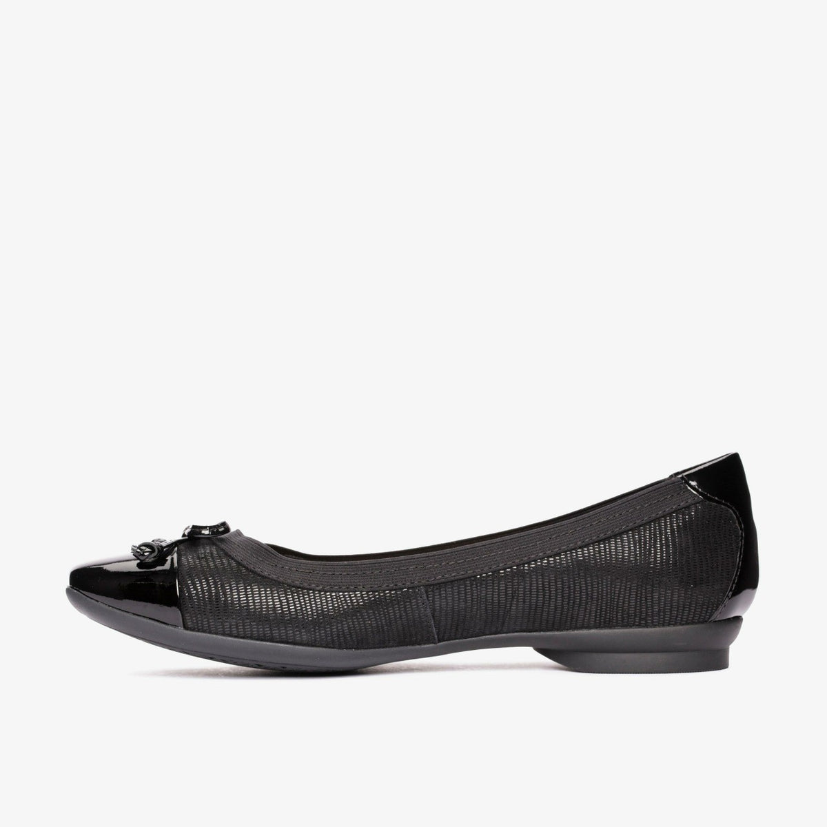 Clarks Featured / Candra Glow Black Suede