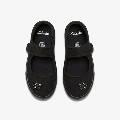 Clarks Trusted / Hopper Go Black Fabric