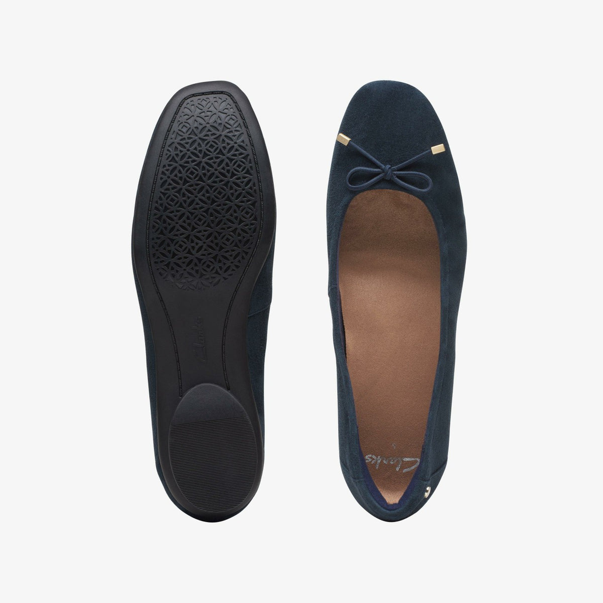 Clarks Featured / Candra Light Navy Suede
