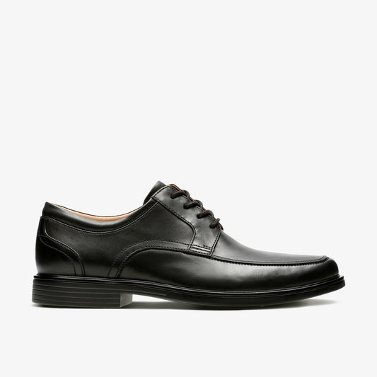 Clarks Classic / Un Aldric Park Black Leather