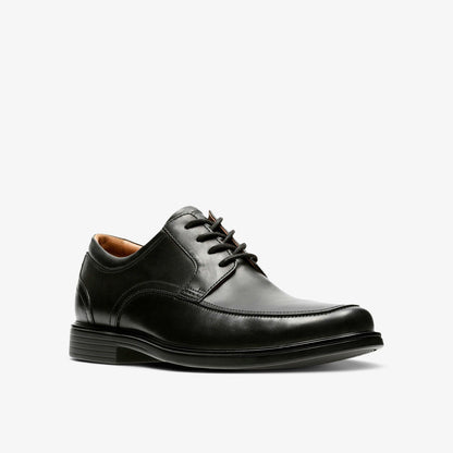 Clarks Classic / Un Aldric Park Black Leather