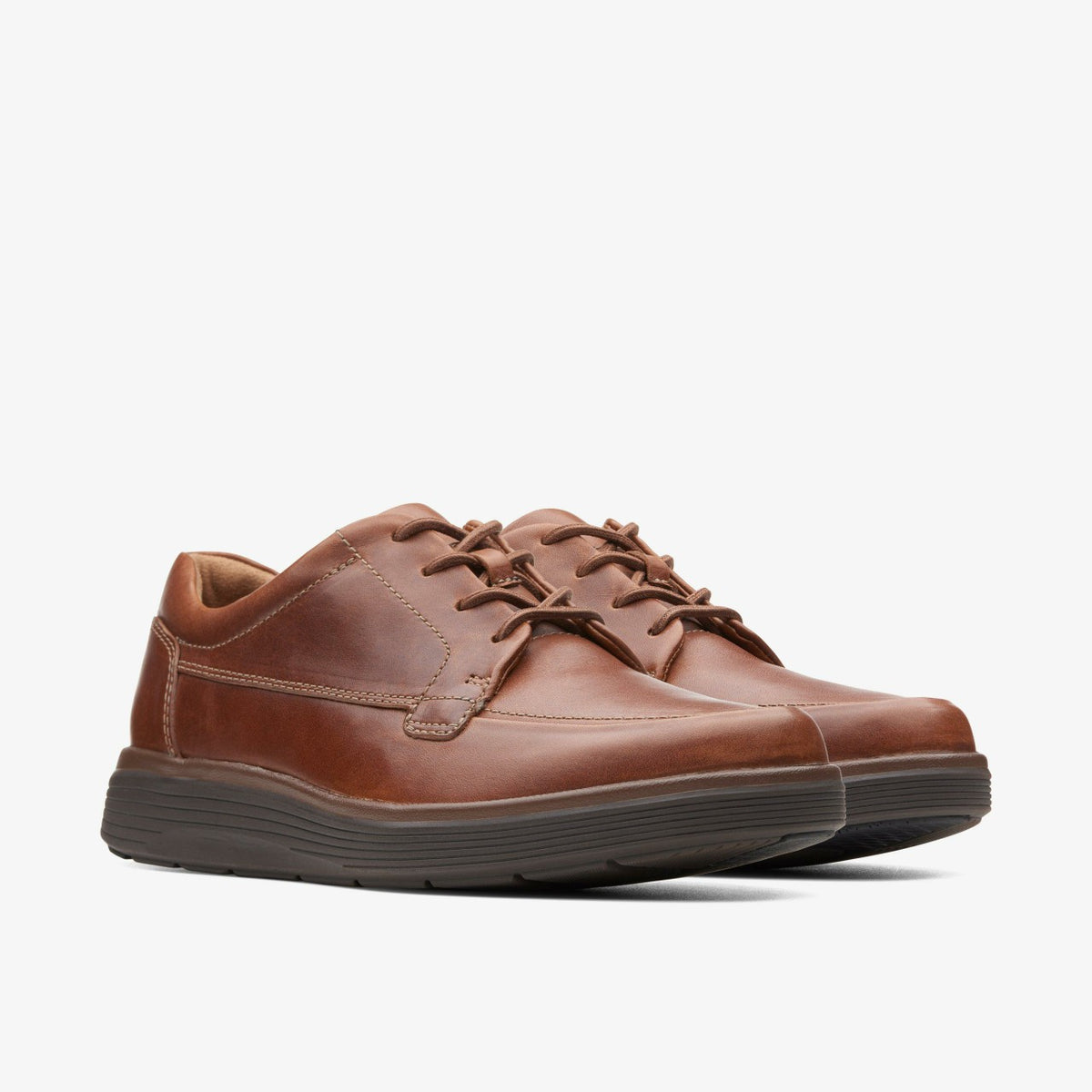 Clarks Best Seller / Un Abode Ease Dark Tan Leather