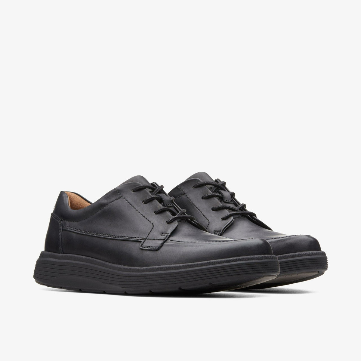 Clarks Value / Un Abode Ease Black Leather