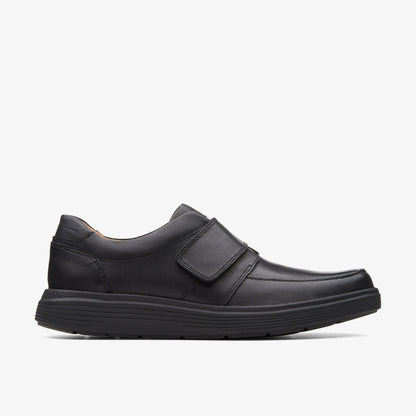 Clarks Best Seller / Un Abode Strap Loafer Black Leather