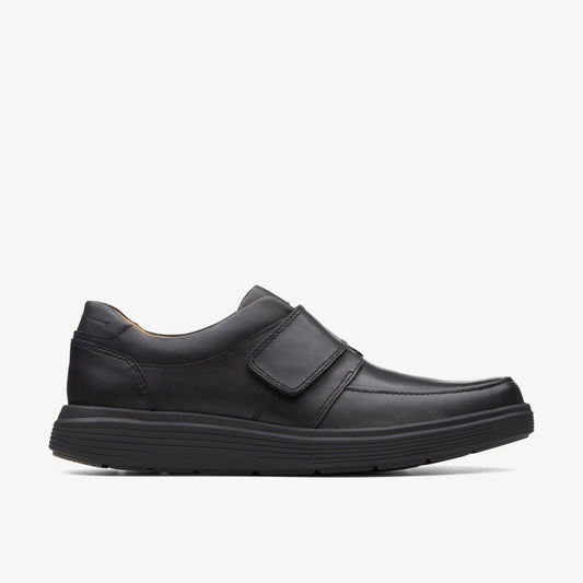 Clarks Best Seller / Un Abode Strap Loafer Black Leather