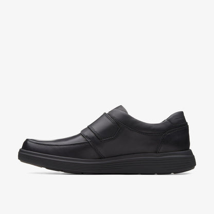 Clarks Best Seller / Un Abode Strap Loafer Black Leather