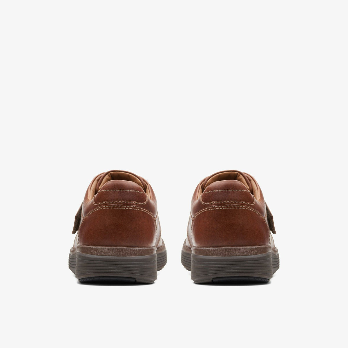 Clarks Hot Sale / Un Abode Strap Loafer Dark Tan Leather