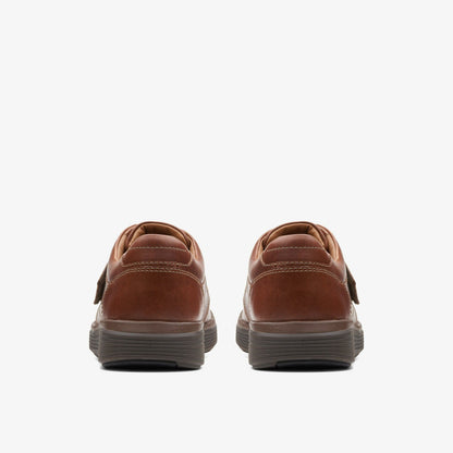 Clarks Hot Sale / Un Abode Strap Loafer Dark Tan Leather