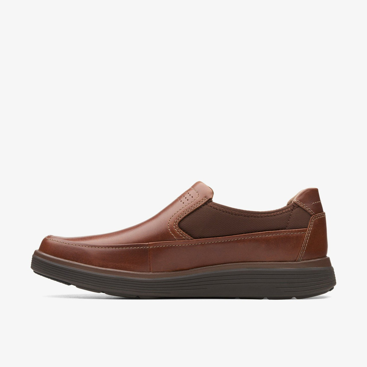 Clarks Special Offer / Un Abode Go Loafer Dark Tan Leather