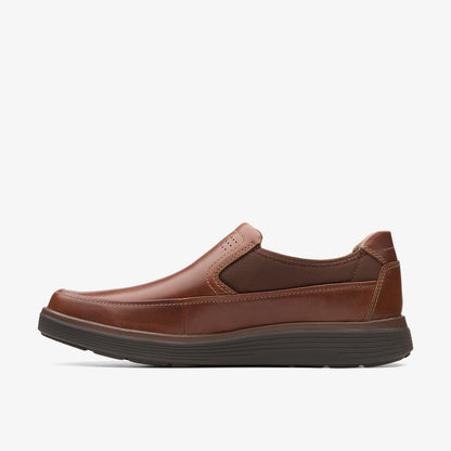 Clarks Special Offer / Un Abode Go Loafer Dark Tan Leather