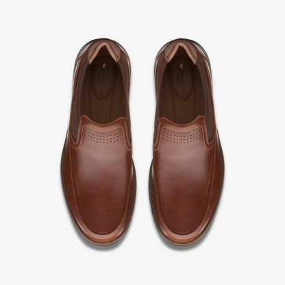 Clarks Special Offer / Un Abode Go Loafer Dark Tan Leather