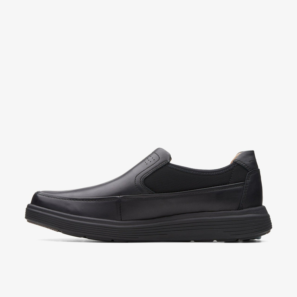Clarks Featured / Un Abode Go Loafer Black Leather