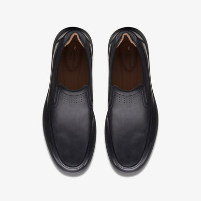 Clarks Featured / Un Abode Go Loafer Black Leather