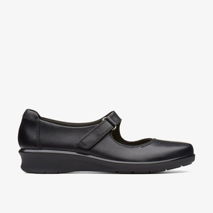 Clarks Everyday / Hope Henley Black Leather