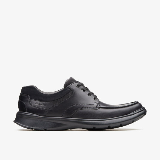 Clarks Popular / Cotrell Edge Black Smooth Leather