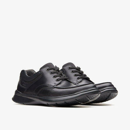 Clarks Popular / Cotrell Edge Black Smooth Leather