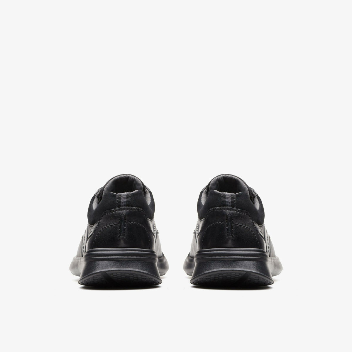 Clarks Popular / Cotrell Edge Black Smooth Leather