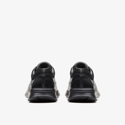 Clarks Popular / Cotrell Edge Black Smooth Leather