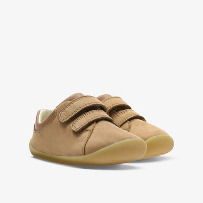 Clarks New / Roamer Craft Toddler Tan Leather