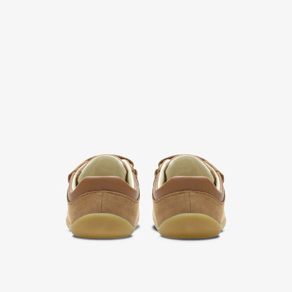 Clarks New / Roamer Craft Toddler Tan Leather