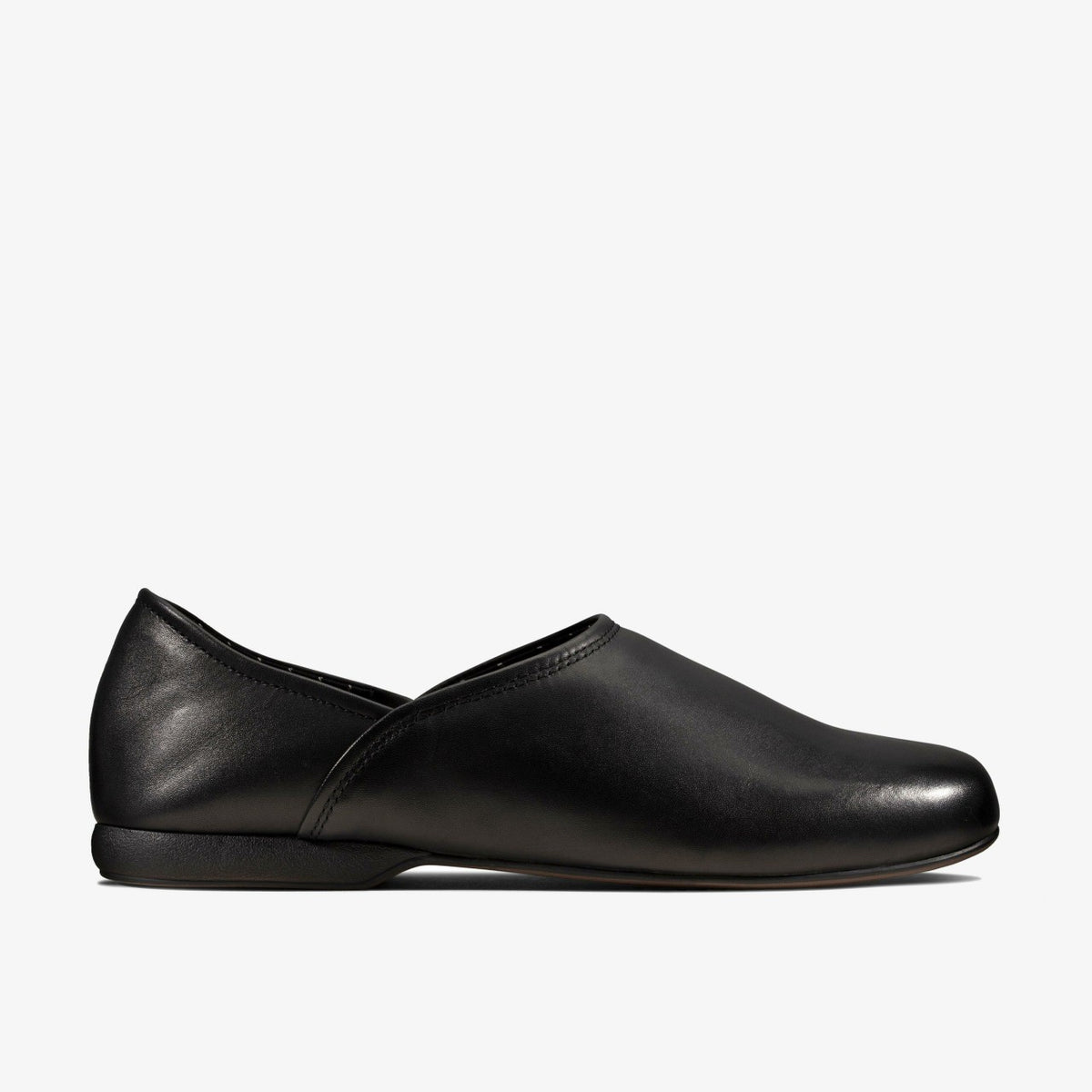 Clarks Great Value / Harston Elite Slipper Black Leather