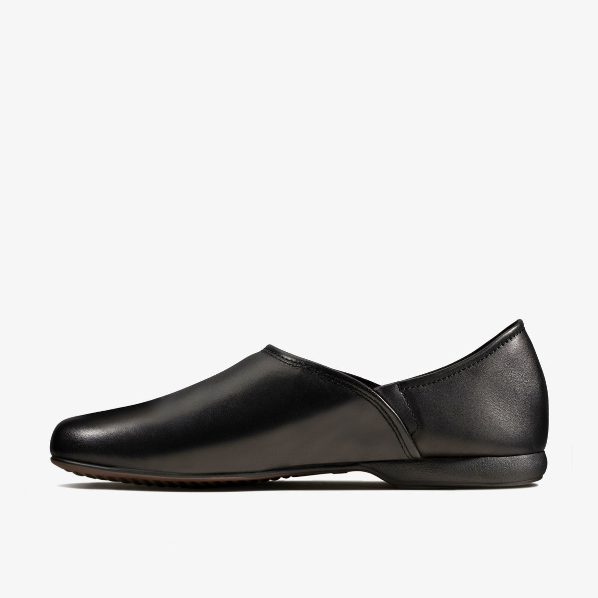 Clarks Great Value / Harston Elite Slipper Black Leather