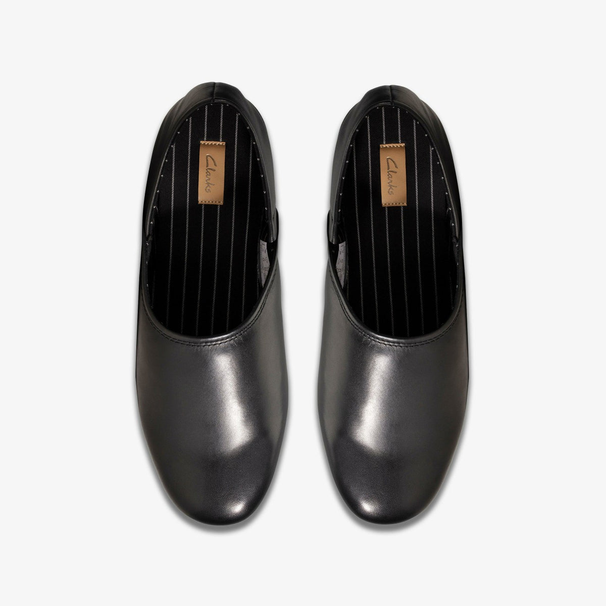 Clarks Great Value / Harston Elite Slipper Black Leather