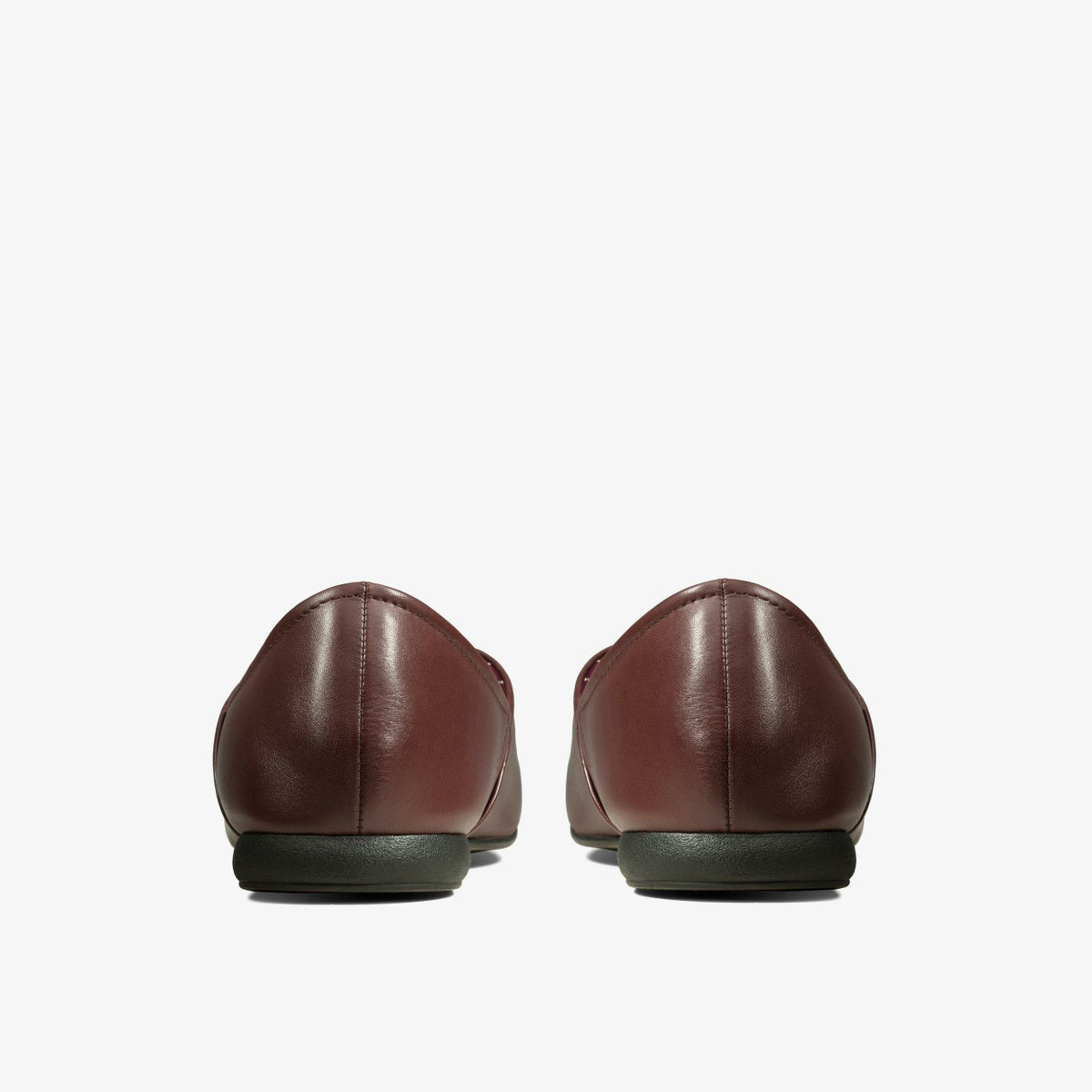 Clarks Best Seller / Harston Elite Slipper Burgundy Leather