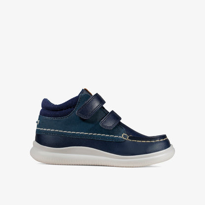 Clarks Top Pick / Crest Tuktu Toddler Navy Leather