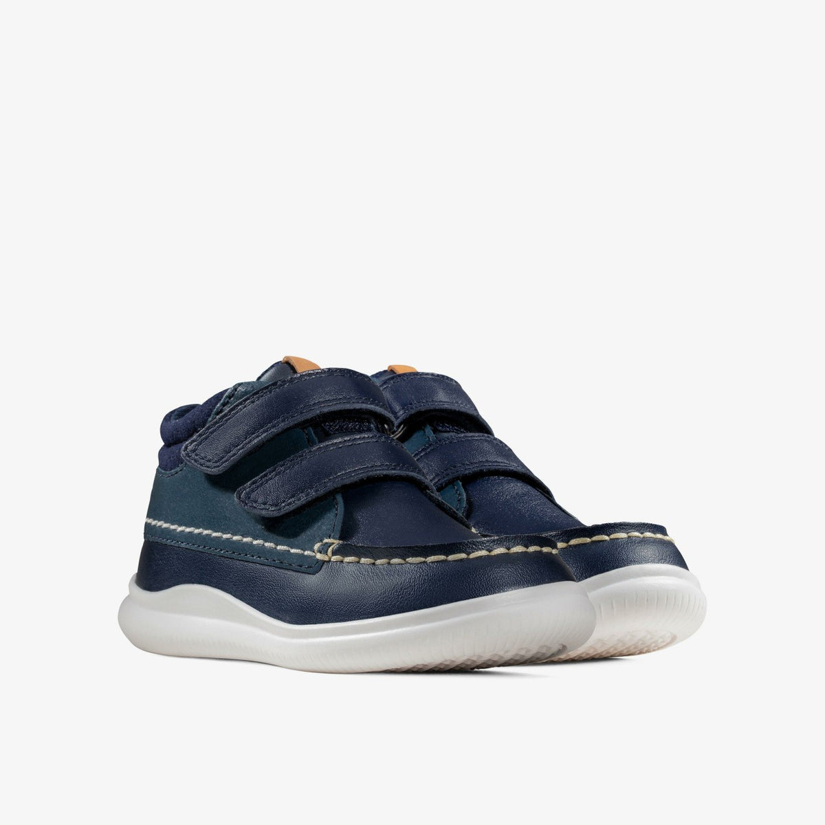 Clarks Top Pick / Crest Tuktu Toddler Navy Leather