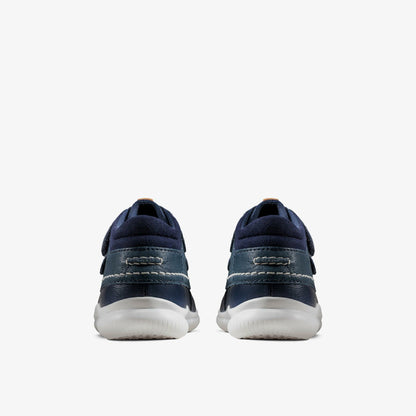 Clarks Top Pick / Crest Tuktu Toddler Navy Leather